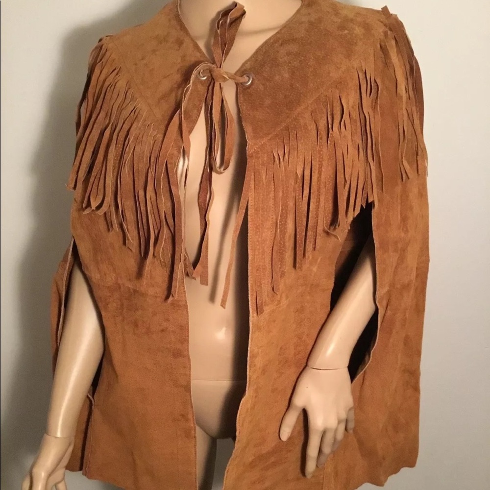 ZARA SUEDE PONCHO, NWT